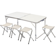 Стол для пикника раскладной со стульями 120*60*55 см