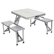 Стол-трансформер для кемпинга алюминиевый 86*67*67 см