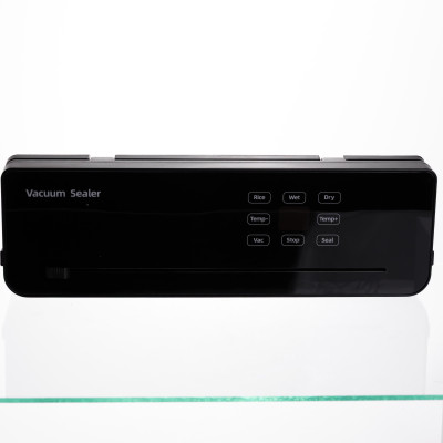 Вакууматор для сухих та вологих продуктів 120 Вт із перехідником 10 пакетів у комплекті, чорний