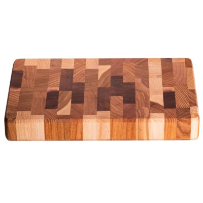 Разделочная доска торцевая Домино 20*30 см, дуб