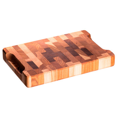 Разделочная доска торцевая Домино 20*30 см, дуб