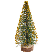 Искусственная елка настольная Стрела золотая 25 см