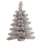 Искусственная елка-венок Полонина настенная 60 см заснеженная