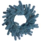 Искусственный хвойный венок Праздничный голубой