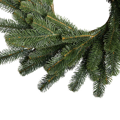 Искусственный хвойный венок Праздничный зеленый