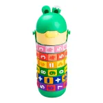 Термос детский интерактивный 430 мл с ручкой, зеленый