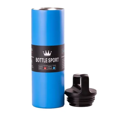 Термос Bottle Sport 500 мл с ручкой, синий Термос Bottle Sport 500 мл с ручкой, синий