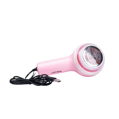 Машинка для стрижки ковтунців Sokany SK-879 від мережі, рожевий