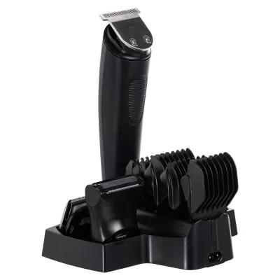 Набір для стрижки волосся 5 в 1 VGR V-105 акумуляторний, чорний Набір для стрижки волосся 5 в 1 VGR V-105 акумуляторний, чорний