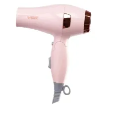 Фен для волос дорожный VGR V-432 с концентратором 1000 Вт, розовый