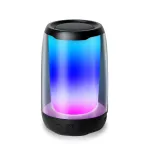 Портативна колонка Pulse 4 mini BT/TF/FM/TWS/AUX/USB з підсвіткою 5 Вт, чорний