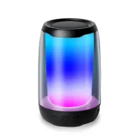 Портативна колонка Pulse 4 mini BT/TF/FM/TWS/AUX/USB з підсвіткою 5 Вт, чорний