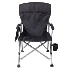 Кресло туристическое раскладное 60*57*92 см с подлокотниками, черный
