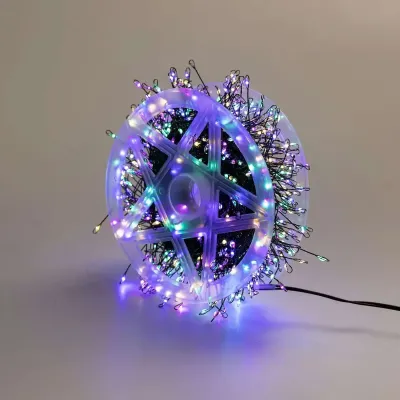 Гірлянда-нитка Роса Хвойна лапа 640 LED 30 метрів, мультиколор