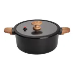 Каструля алюмінієва MGC із антипригарним покриттям 6.9 л, чорний