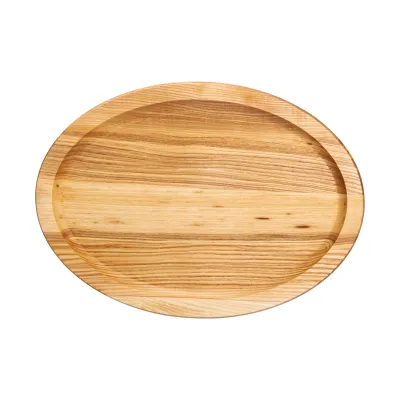 Дошка для подачі овальна 25*35 см, ясен
