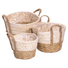 Набор корзин для хранения вещей 3 штуки