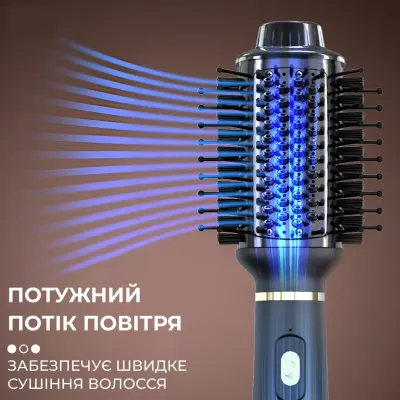 Фен-щетка для волос Sokany SK-1922 с холодным обдувом, черный Фен-щетка для волос Sokany SK-1922 с холодным обдувом, черный