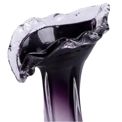 Ваза ручної роботи Castillo скляна 22 см, фіолетовий Ваза ручної роботи Castillo скляна 22 см, фіолетовий