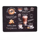 Коврик для сушки посуды антискользящий 40*30 см, черный