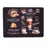 Килимок для сушки посуду антиковзкий 40*30 см, чорний