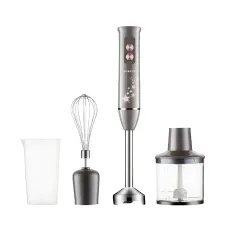 Блендер погружной Sokany SK-02012 с 2 насадками, серый