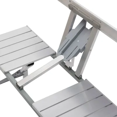 Стіл-трансформер для кемпінгу алюмінієвий 86*67*67 см