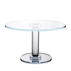 Тортовница на ножке Minimalism стеклянная 19 см