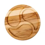 Менажница деревянная 3 секции 35 см, ясень Менажница деревянная 3 секции 35 см, ясень