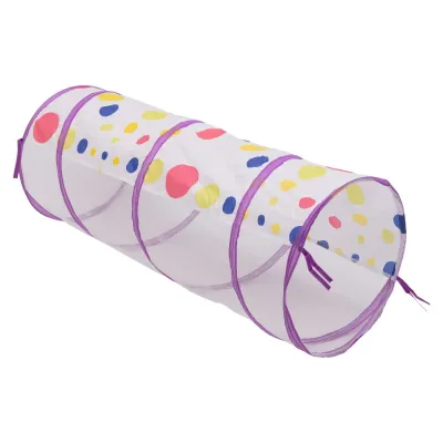 Дитячий ігровий намет з тунелем та басейном для кульок, бузковий