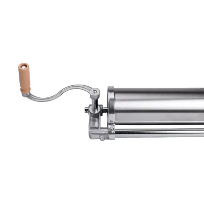 Шприц колбасный вертикальный на 2,5 кг из нержавеющей стали 10 см Шприц колбасный вертикальный на 2,5 кг из нержавеющей стали 10 см