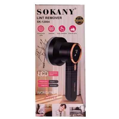 Машинка для стрижки катышек SOKANY SK-12004 аккумуляторная с дисплеем, черный Машинка для стрижки катышек SOKANY SK-12004 аккумуляторная с дисплеем, черный