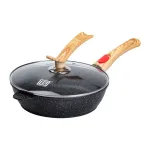 Сковорода універсальна MGC алюмінієва 26 см зі знімною ручкою, чорний Сковорода універсальна MGC алюмінієва 26 см зі знімною ручкою, чорний