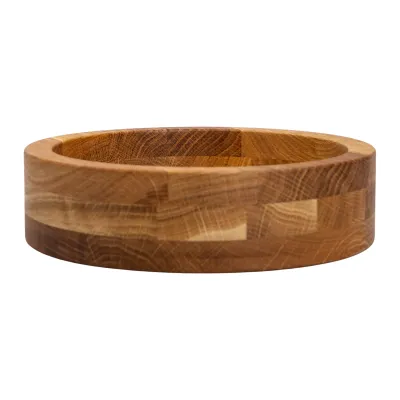 Миска для подачи круглая 27 см, дуб
