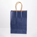 Подарунковий пакет крафтовий 15*8*21 см 12 штук в упаковці, синій Подарунковий пакет крафтовий 15*8*21 см 12 штук в упаковці, синій