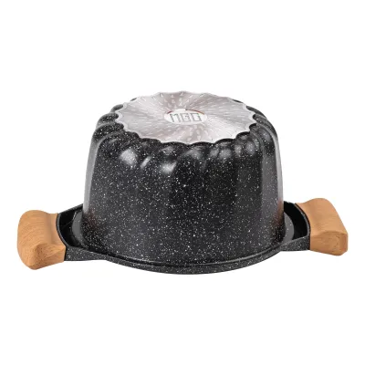 Каструля алюмінієва MGC з антипригарним покриттям 3 л, чорний