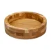 Миска для подачи круглая 22 см, дуб