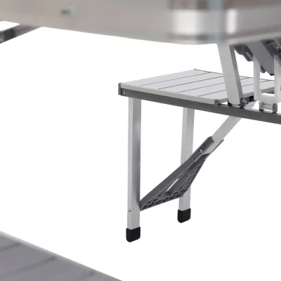 Стіл-трансформер для кемпінгу алюмінієвий 86*67*67 см