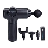 Перкуссионный массажер SmartGun Elite 4 насадки