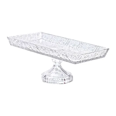 Ваза для фруктов стеклянная 27,5*13,5*11 см прямоугольная, texture Ваза для фруктов стеклянная 27,5*13,5*11 см прямоугольная, texture