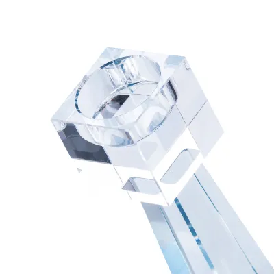 Подсвечник стеклянный Geometry 20.5 см