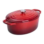 Гусятниця чавунна з емальованим покриттям 6 л, червоний Гусятниця чавунна з емальованим покриттям 6 л, червоний