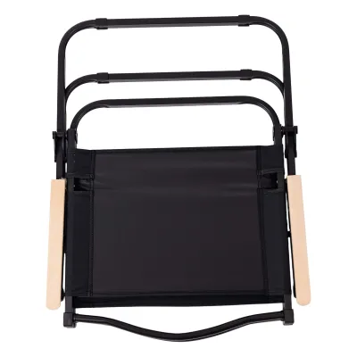 Стул для кемпинга складной 46*54*75 см с алюминиевым каркасом, черный Стул для кемпинга складной 46*54*75 см с алюминиевым каркасом, черный