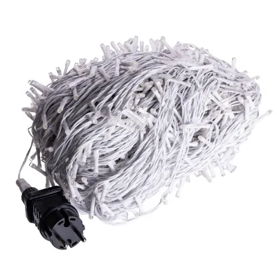 Гирлянда Нить уличная 1000 LED 100 м белая, белый