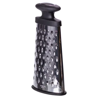 Тертка тристороння з нержавіючої сталі 12*6*24 см Тертка тристороння з нержавіючої сталі 12*6*24 см