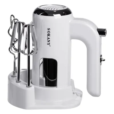 Ручной миксер 2 в 1 SOKANY SK-02025 800 Вт, белый