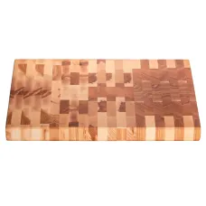 Разделочная доска торцевая Домино 30*45 см, ясень