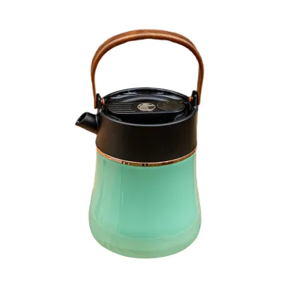 Чайник-термос 700 мл с заварником и датчиком температуры, мятный