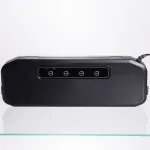 Вакууматор для сухих и влажных продуктов 400 Вт 10 пакетов в комплекте, черный