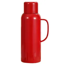 Термос 820 мл с клапаном и датчиком температуры, красный